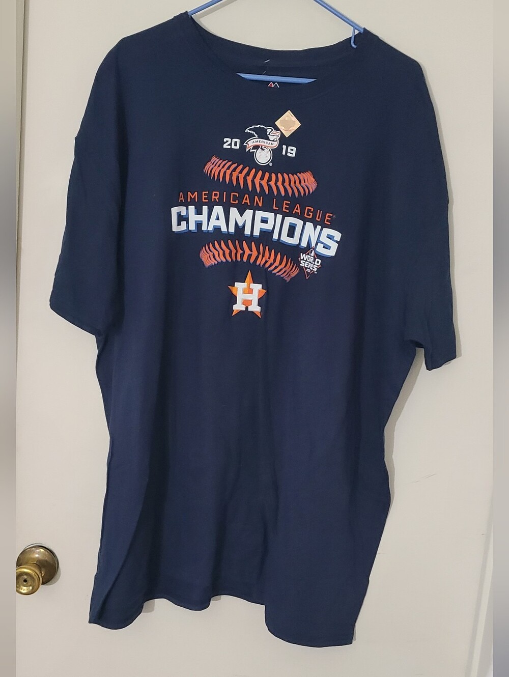Houston Astros MLB Mens American League 2019 Champions by Majestic 3XL NWT
